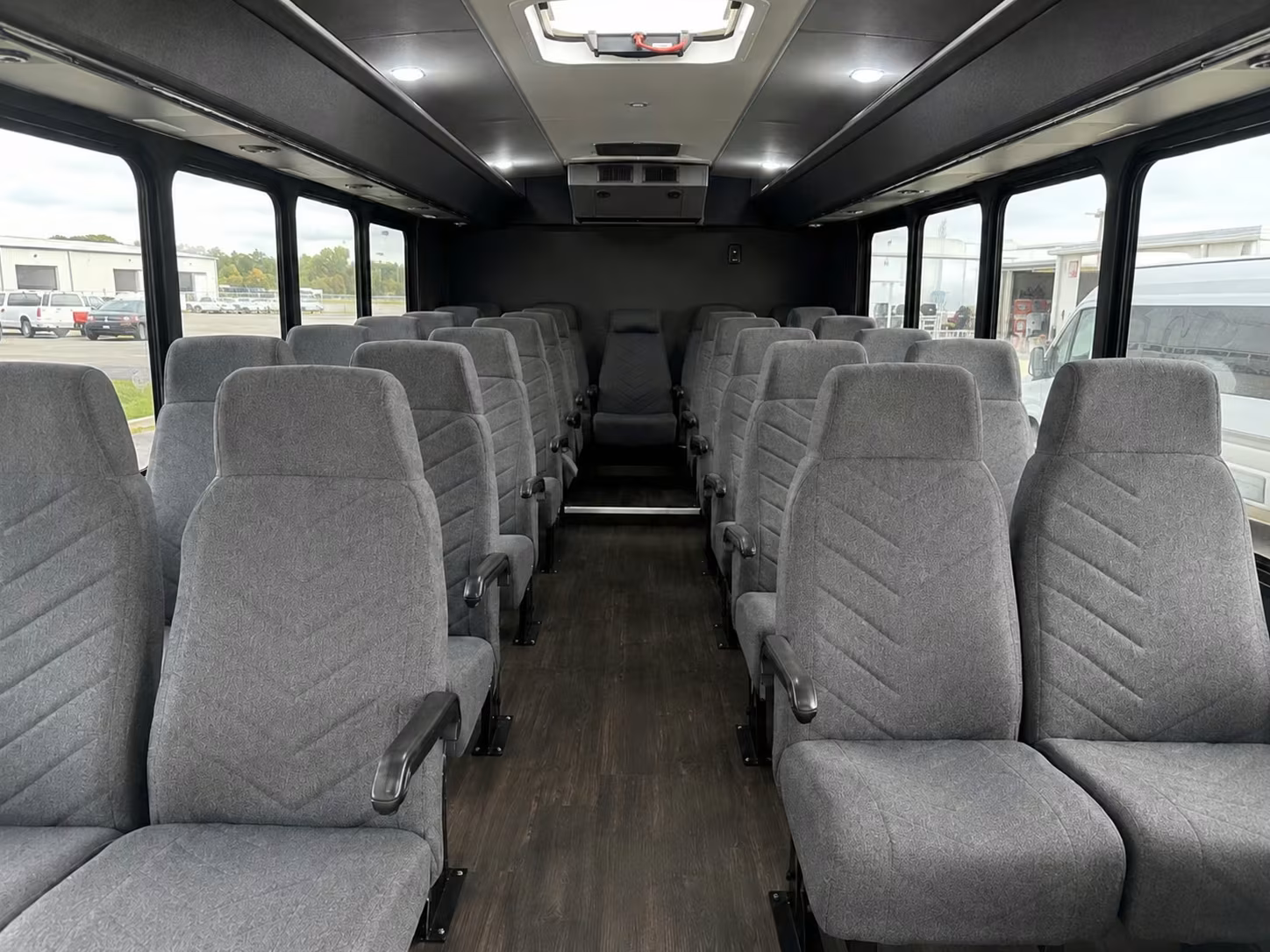 20 passenger minibus interior