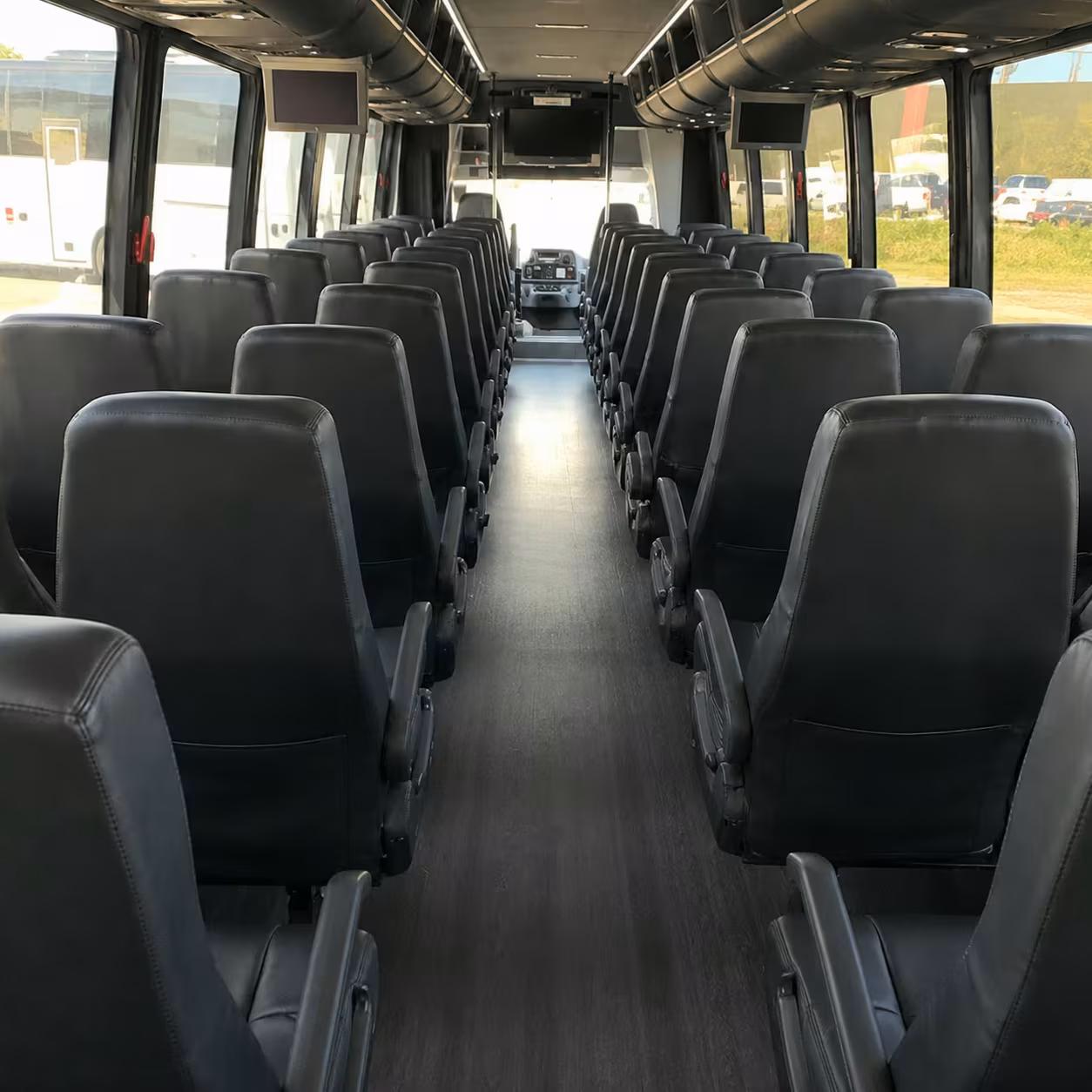 30 passenger minibus inside