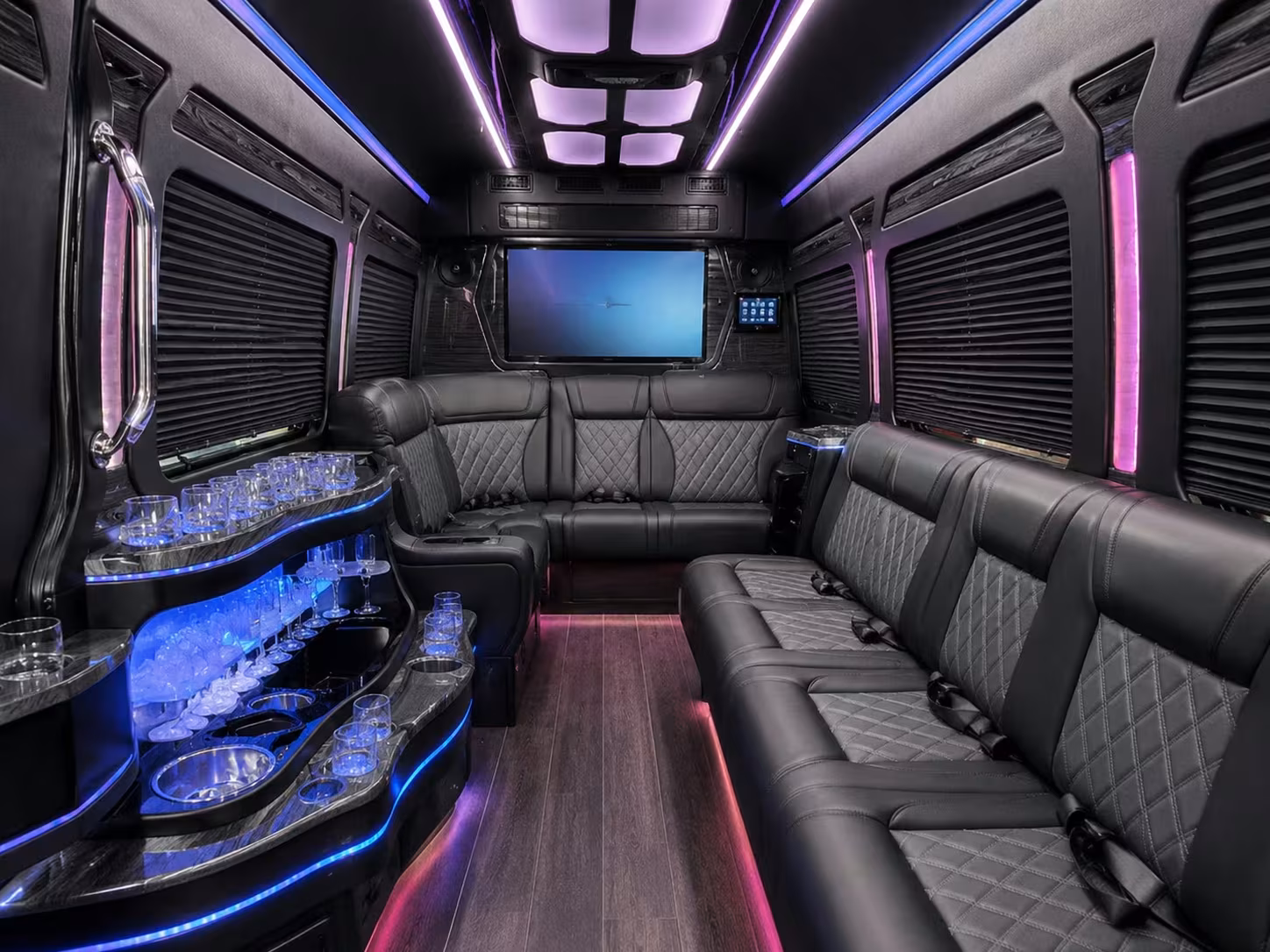 bus rental options for league city trips