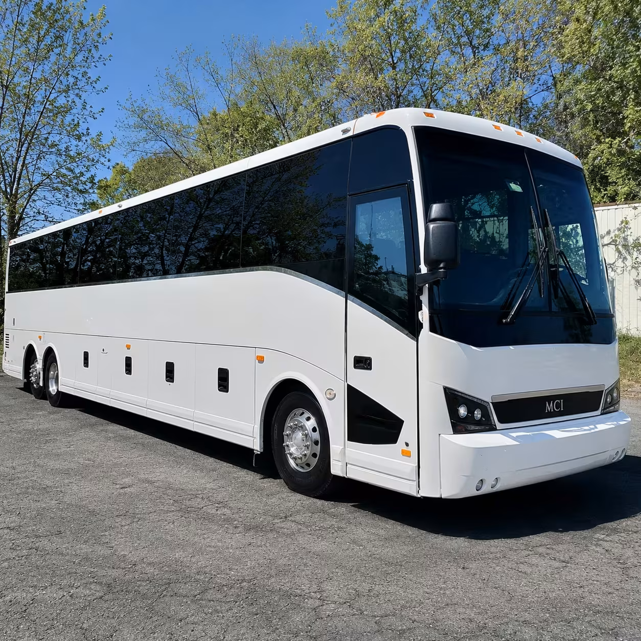 league city charter bus rental exterior