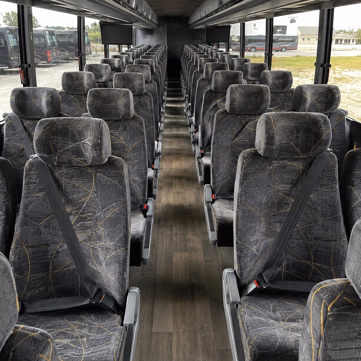 league city charter bus rental inside