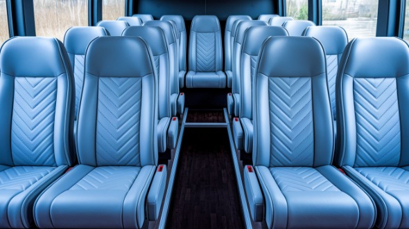 25 passenger minibus interior league city