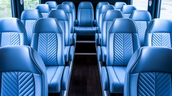 28 passenger minibus interior league city