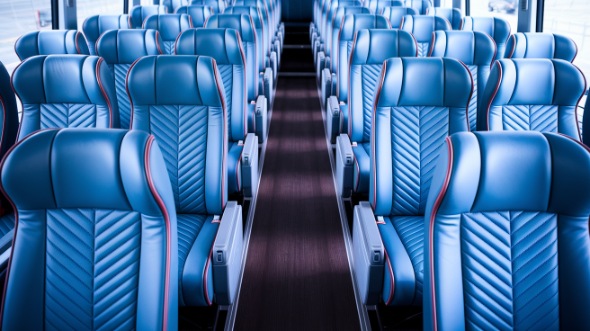 50 passenger charter bus interior league city