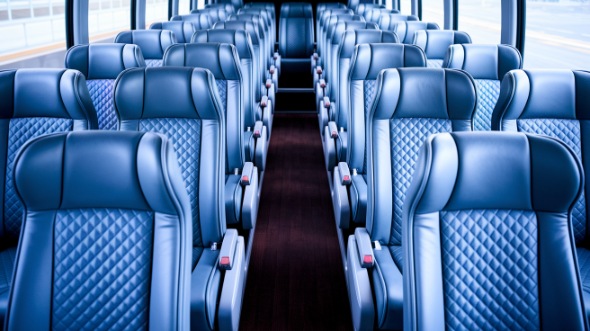 54 passenger charter bus interior league city