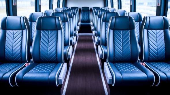 league city 18 passenger minibus inside
