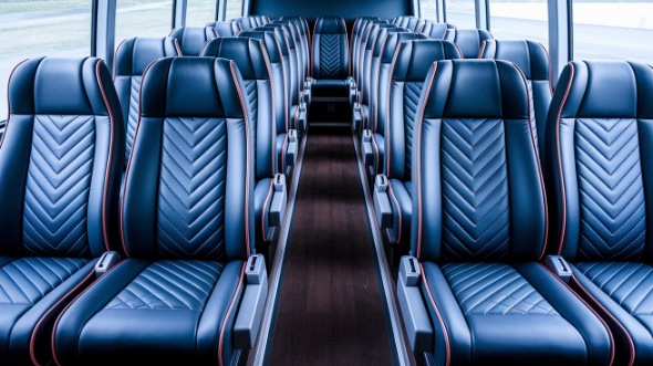 league city 20 passenger minibus inside