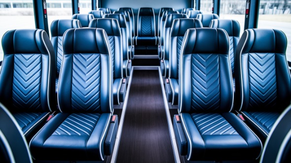 league city 25 passenger minibus inside