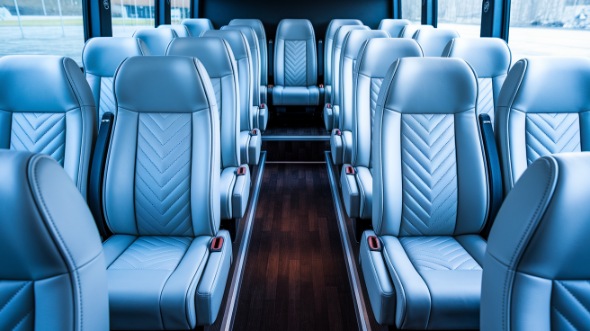 league city 30 passenger minibus inside