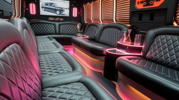 league city sprinter limo rental inside